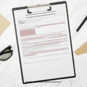 Aviso de retiro de uso de imagen con indemnización